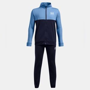 Youth Under Armour Zip Up Sweatshirt & Sweatpants Track Suit, Boy Small NEW